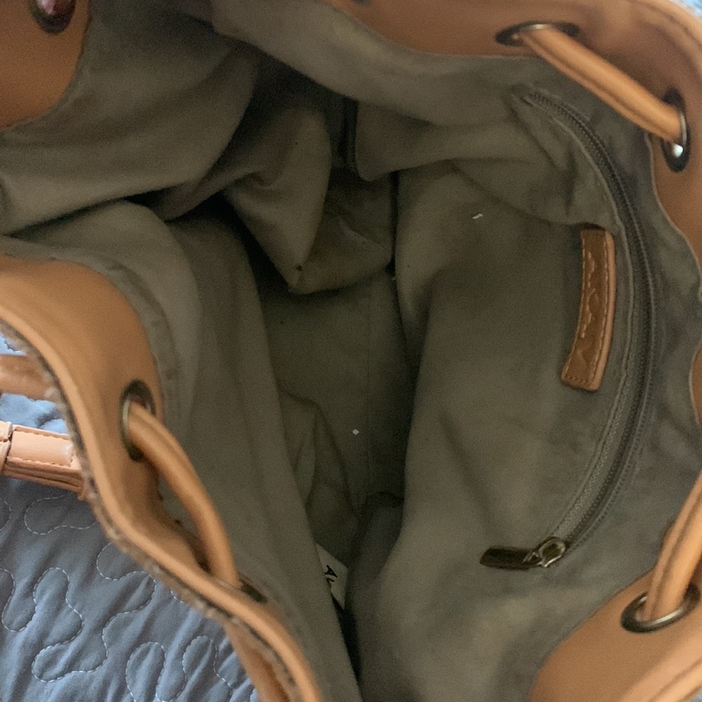 Camel Drawstring Purse - Picture 4 of 5